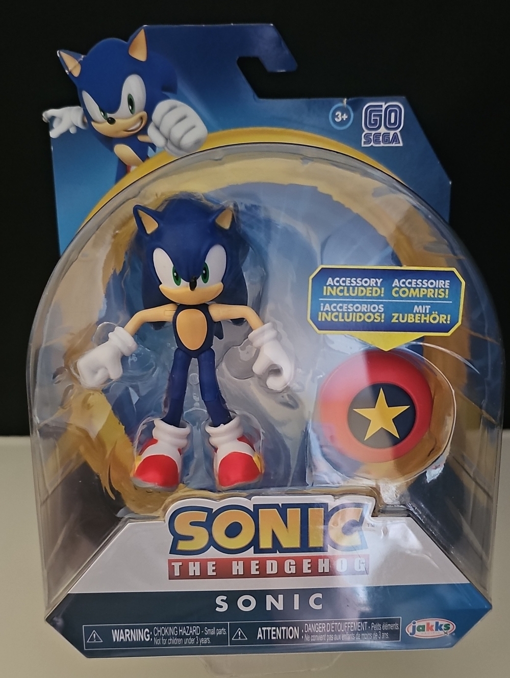Sonic the Hedgehog Jakks Pacific 4" Figure Star Spring New Sealed